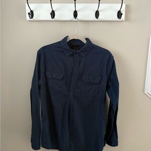 Burton Dark Blue Casual Button Down Shirt